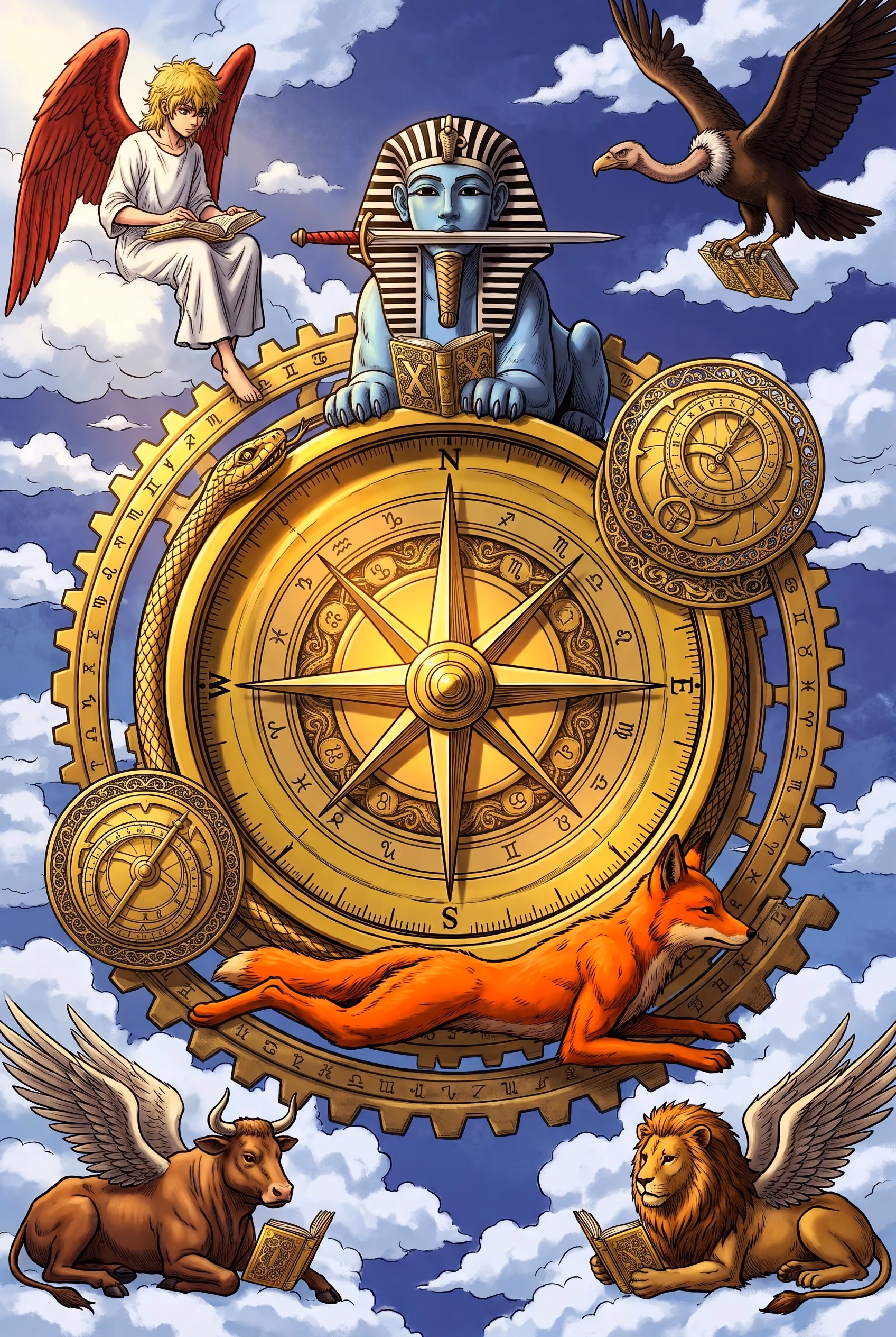 Exemple d'image obtenue avec le prompt La Roue de Fortune